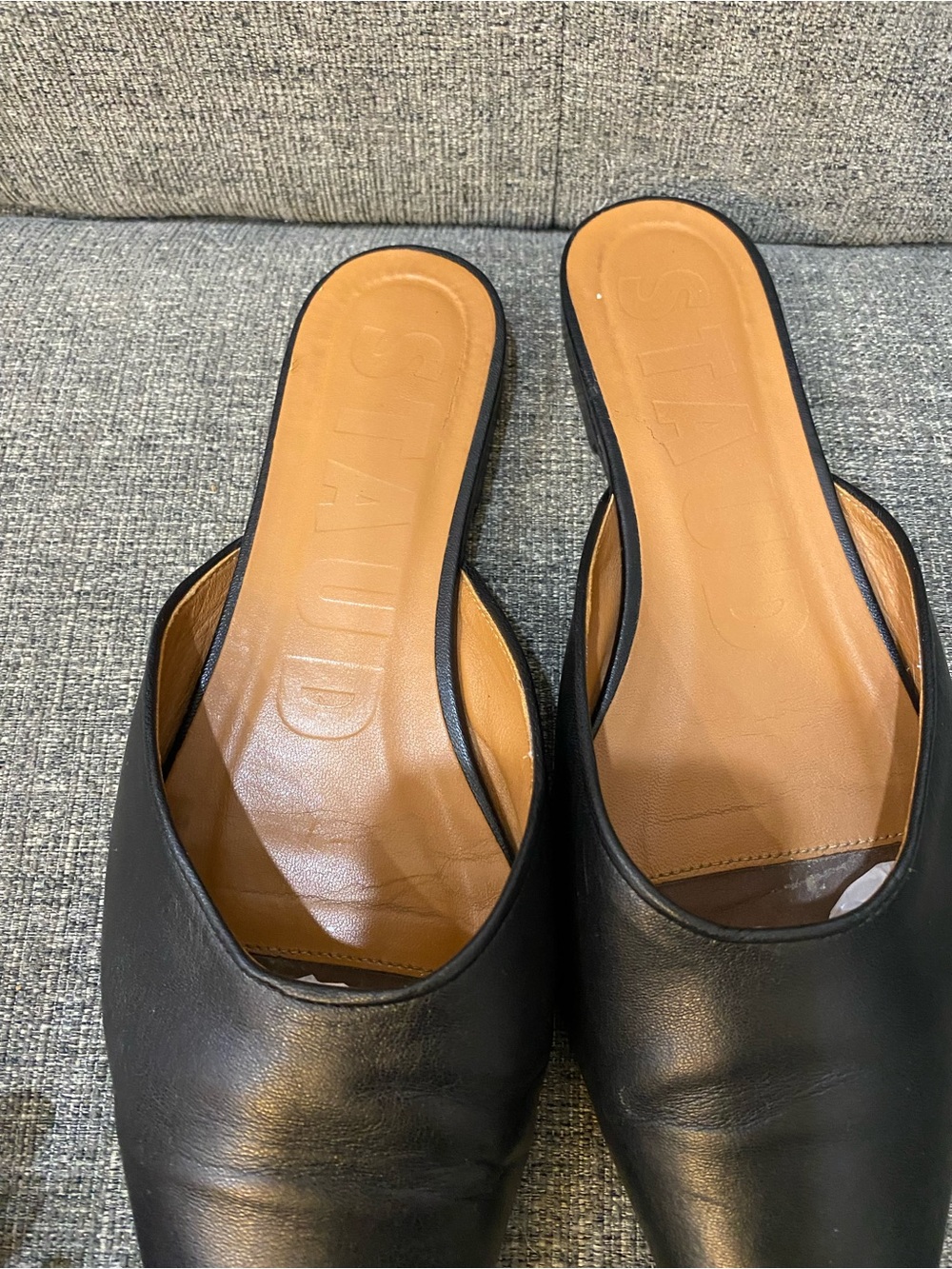 STAUD Black Leather Mule Clogs Women’s Size 39 - Picture 4 of 9
